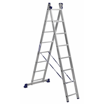 კიბე Alumet 5208 Two-Section Universal Aluminum Ladder