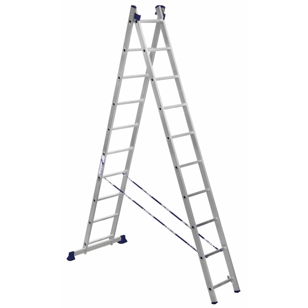 Alumet 5210 Two-Section Universal Aluminum Ladder