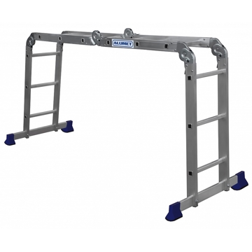 კიბე Alumet ТL4033 Hinged Transforming Aluminum Ladder