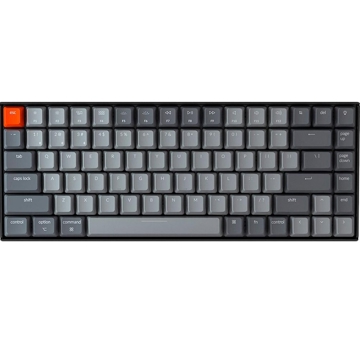 კლავიატურა Keychron K2C3, Wireless, Mechanical Keyboard, Switch White LED Brown, Black