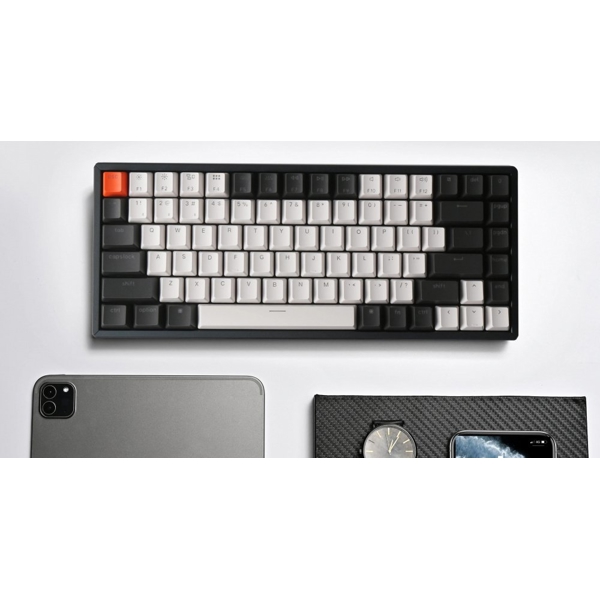 კლავიატურა Keychrone K2A3H, Wireless, Mechanical Keyboard, Switch White LED Brown, Black