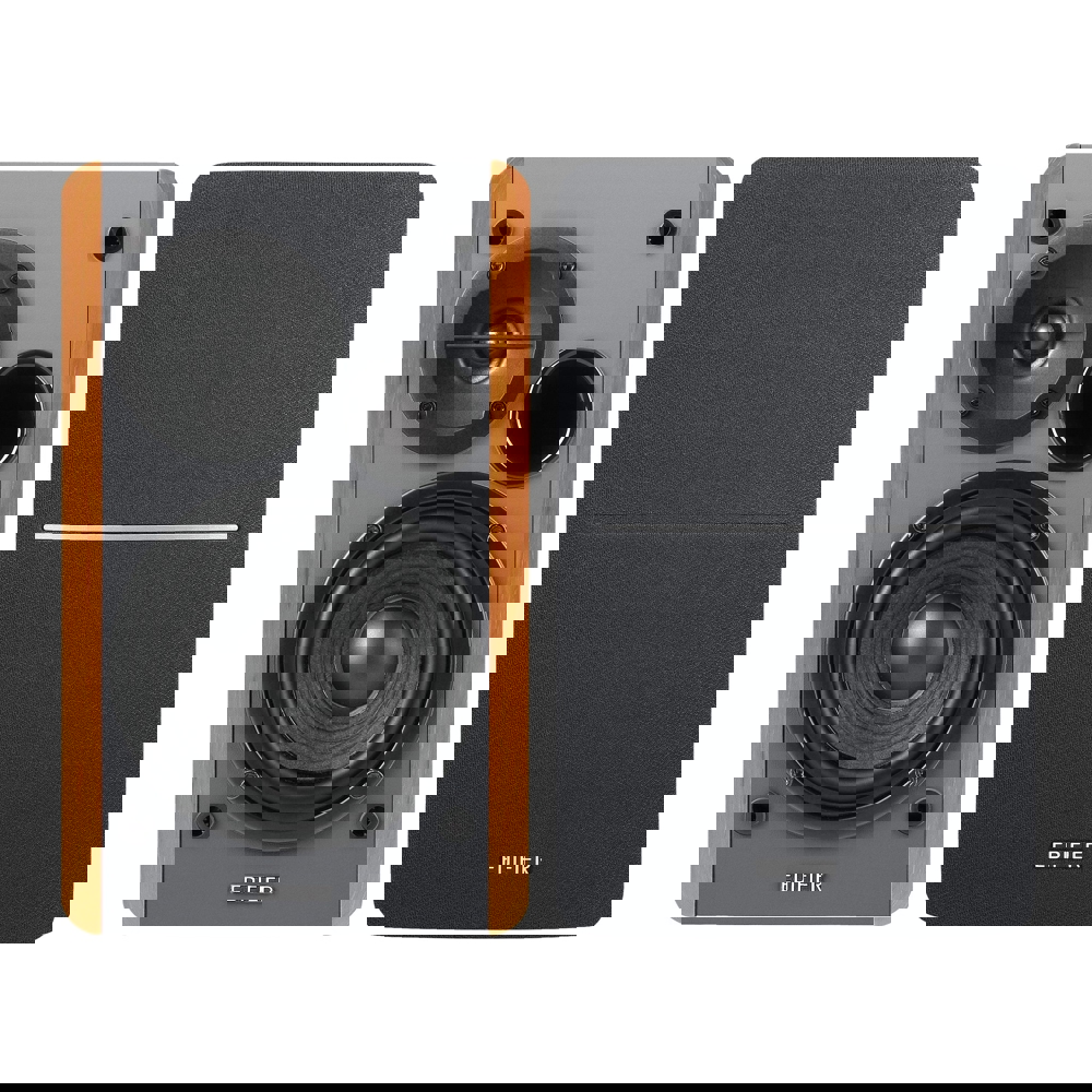 Edifier R1280Ts Active 2.0 Bookshelf Speaker Set, 42W RMS, Brown