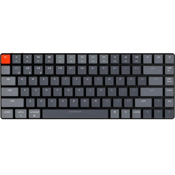 კლავიატურა Keychrone K3A1, Wireless, Mechanical Keyboard, Switch Red, White LED, Black