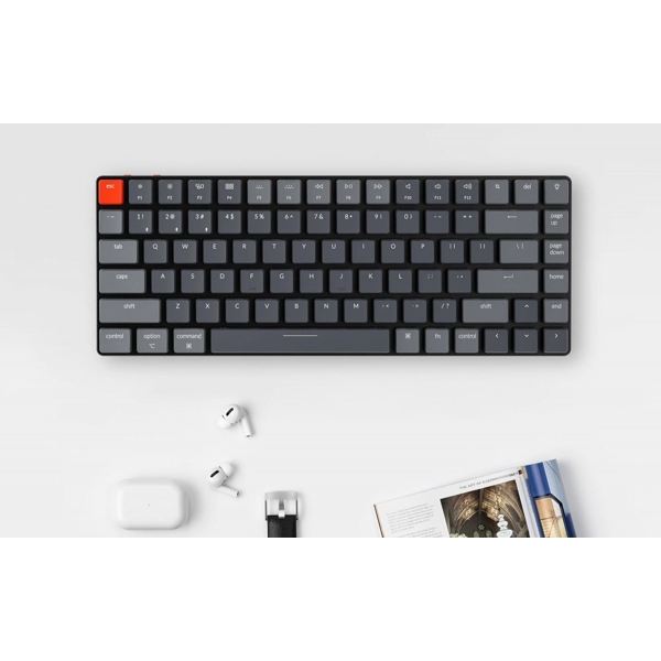 კლავიატურა Keychrone K3A1, Wireless, Mechanical Keyboard, Switch Red, White LED, Black