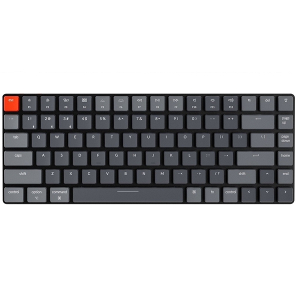 Keychrone K3E1, Wireless, Mechanical Keyboard, Switch Optical RGB Red, Black