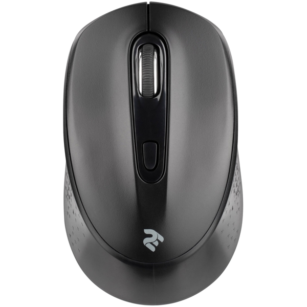 2E MF230WB Silent Wireless Mouse, Black