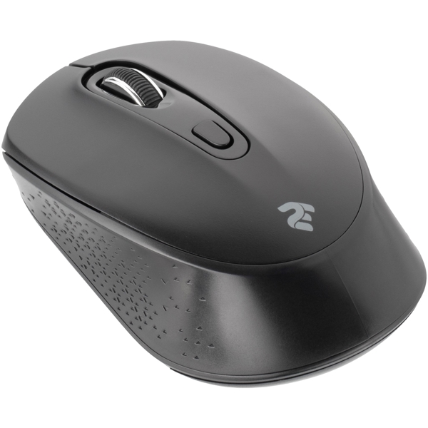 2E MF230WB Silent Wireless Mouse, Black