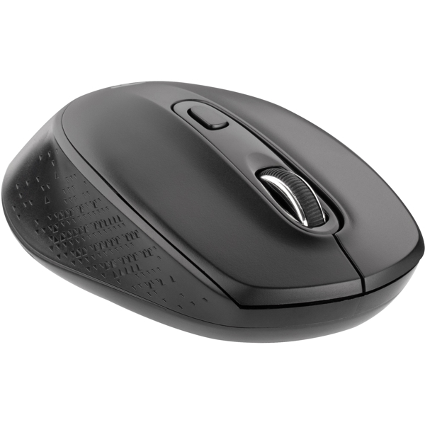 2E MF230WB Silent Wireless Mouse, Black