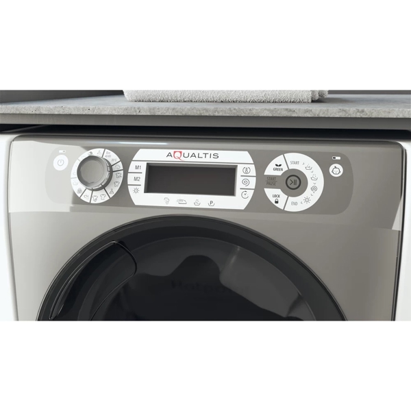 სარეცხი მანქანა Hotpoint-Ariston AQD1172D 697J EU/B N, 11Kg, 1600Rpm, Dryer, White