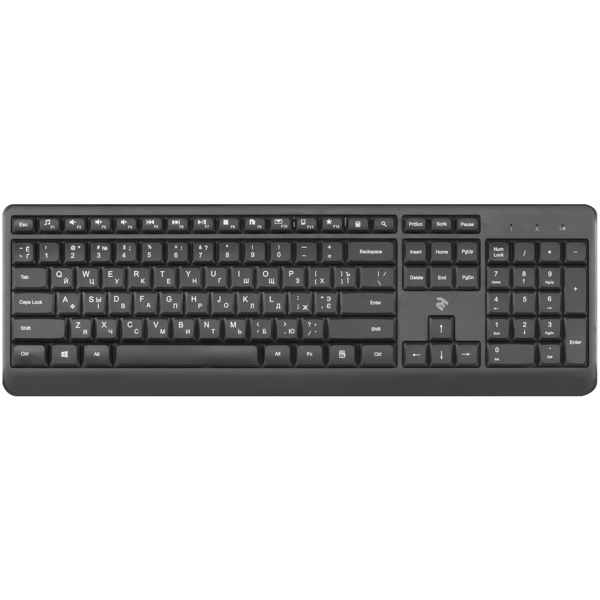 კლავიატურა 2E KS220WB Wireless Keyboard, Black