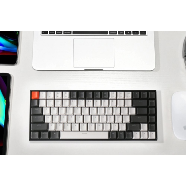 კლავიატურა Keychron K2C3H, Wireless, Mechanical Keyboard, Switch RGB Brown, Black