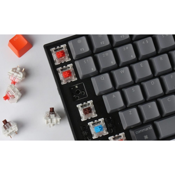 კლავიატურა Keychron K4J3, Wireless, Mechanical Keyboard, Switch RGB Brown, Black