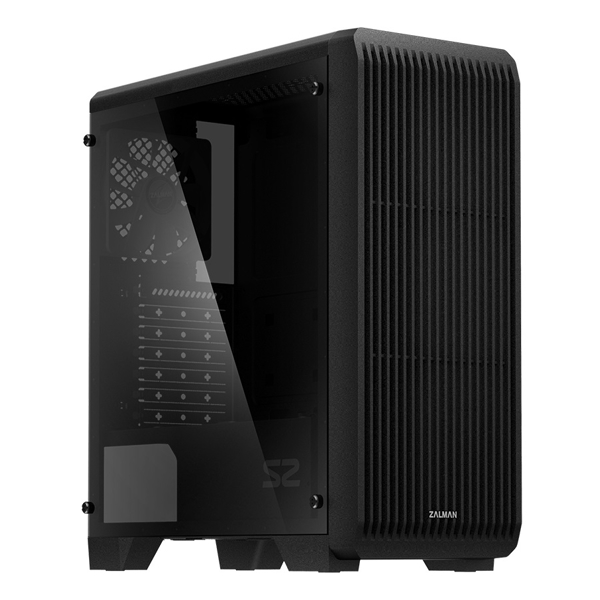 Zalman S2 TG, ATX Mid Tower Computer Case, Black