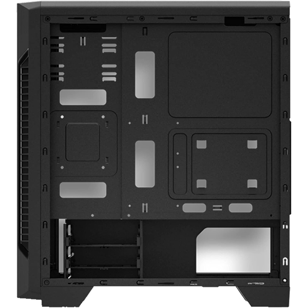 ქეისი Zalman S3 TG, ATX Mid-Tower Computer Case, Black