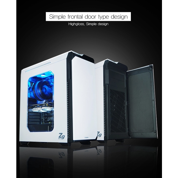 ქეისი Zalman Z9 NEO, ATX Mid-Tower Computer Case, White