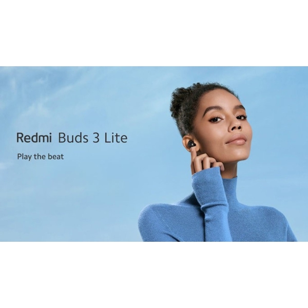 ყურსასმენი Xiaomi Redmi Buds 3 Lite, Wireless, Bluetooth, Black