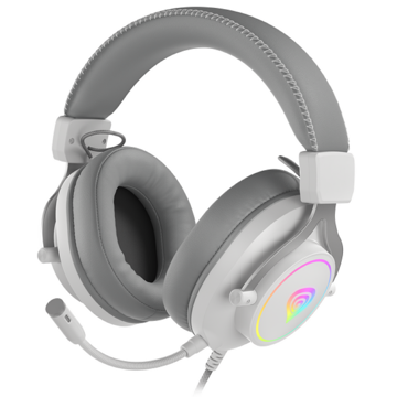 ყურსასმენი Genesis NEON 750 WHITE, Gaming Headset, USB, Wired, White