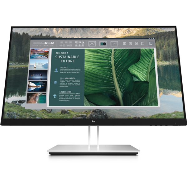 მონიტორი HP E24u G4 FHD USB-C Monitor, 23.8" FHD, IPS, DP, HDMI, Black