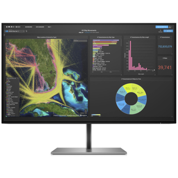 მონიტორი HP Z27k G3 4K Monitor, 27" 4K UHD, IPS, HDMI, USB, DP, RJ-45, Gray