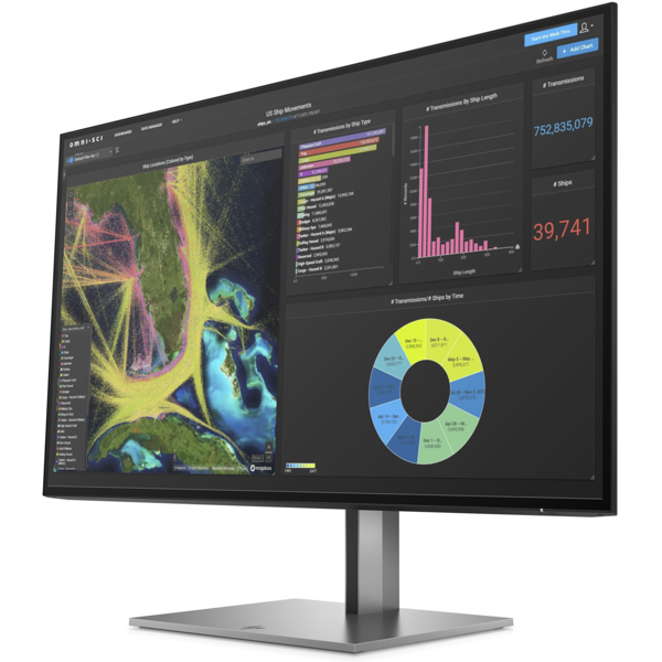 მონიტორი HP Z27k G3 4K Monitor, 27" 4K UHD, IPS, HDMI, USB, DP, RJ-45, Gray