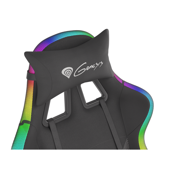 გეიმერული სავარძელი Genesis TRIT 600 RGB, Gaming Chair, Black