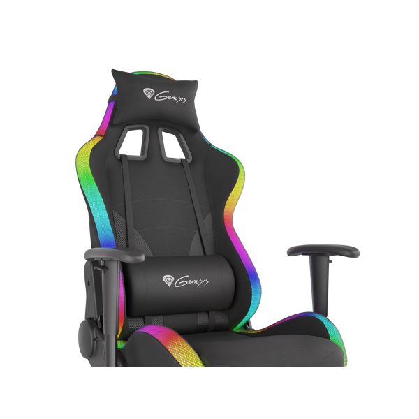 გეიმერული სავარძელი Genesis TRIT 600 RGB, Gaming Chair, Black