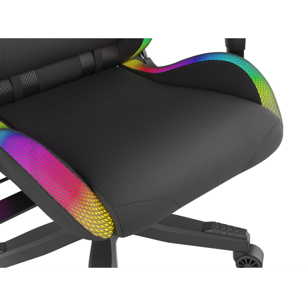 გეიმერული სავარძელი Genesis TRIT 600 RGB, Gaming Chair, Black