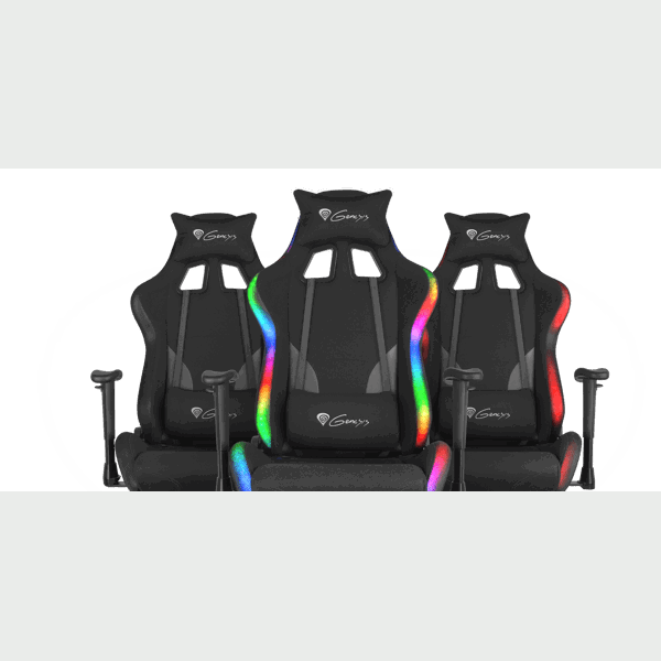 გეიმერული სავარძელი Genesis TRIT 600 RGB, Gaming Chair, Black