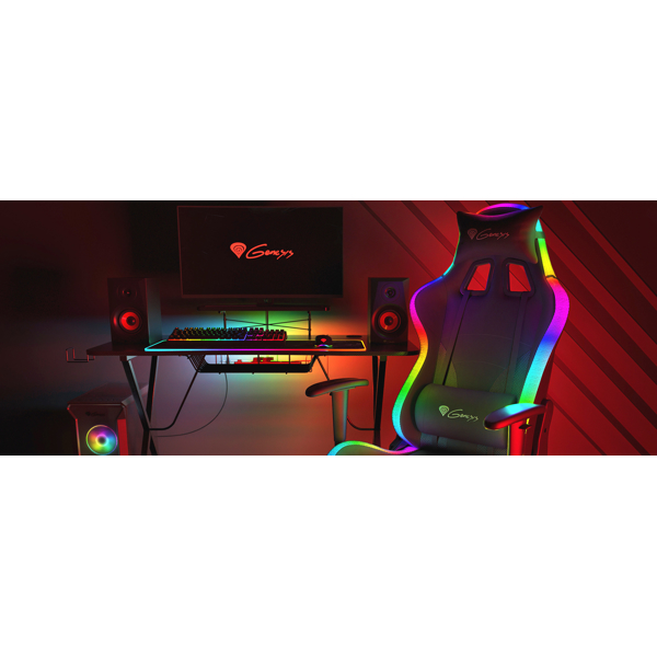 გეიმერული სავარძელი Genesis TRIT 600 RGB, Gaming Chair, Black