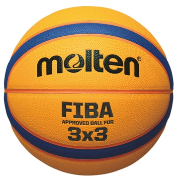 კალათბურთის ბურთი Molten 634MOB33T5000 FIBA Approved 3x3 Ball, Size 6, Yellow