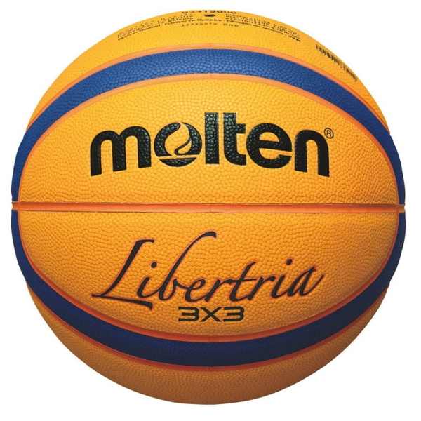 Molten 634MOB33T5000 FIBA Approved 3x3 Ball, Size 6, Yellow