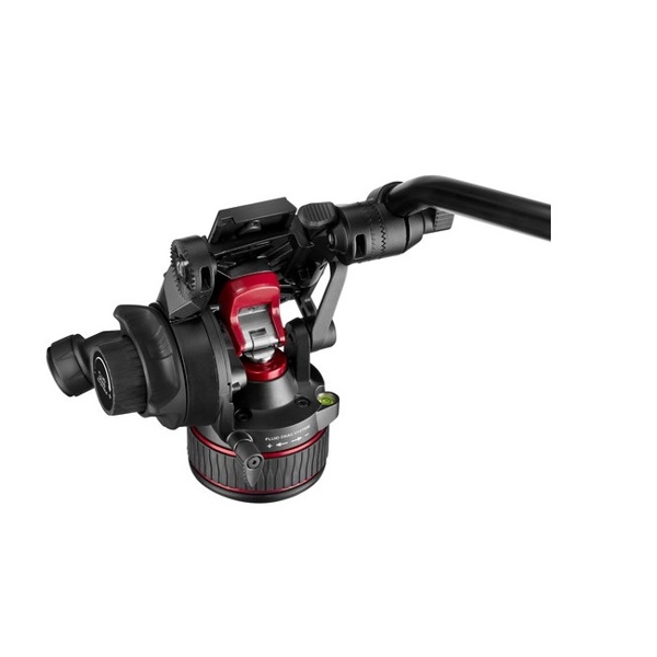 შტატივი Manfrotto MVK608CTALL, Nitrotech 608 Video Head, CF Tall Single Legs Tripod Black