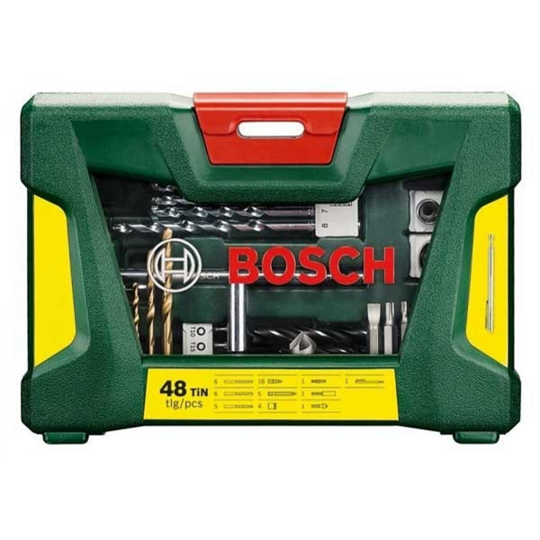 ბურღების ნაკრები Bosch 2607017303 V-Line Universal Drill Bit Accessory Set, 48Pcs