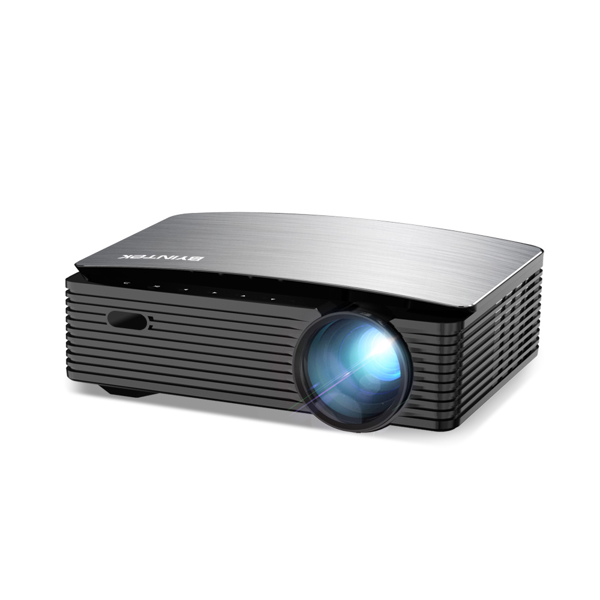 პროექტორი BYINTEK MOON K25 Smart Full HD 4K Home Theater Projector, LCD, LED, Android 9.0 OS, 2.4G/5G WiFi, BT4.0, RAM 1G DDR3, ROM 8G, Black
