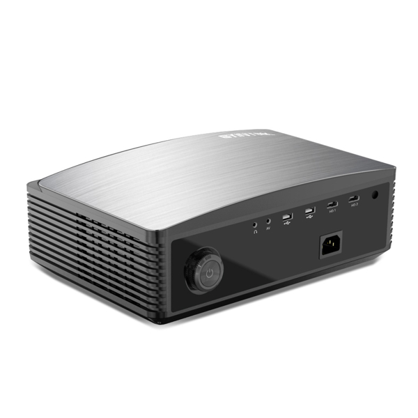 პროექტორი BYINTEK MOON K25 Smart Full HD 4K Home Theater Projector, LCD, LED, Android 9.0 OS, 2.4G/5G WiFi, BT4.0, RAM 1G DDR3, ROM 8G, Black