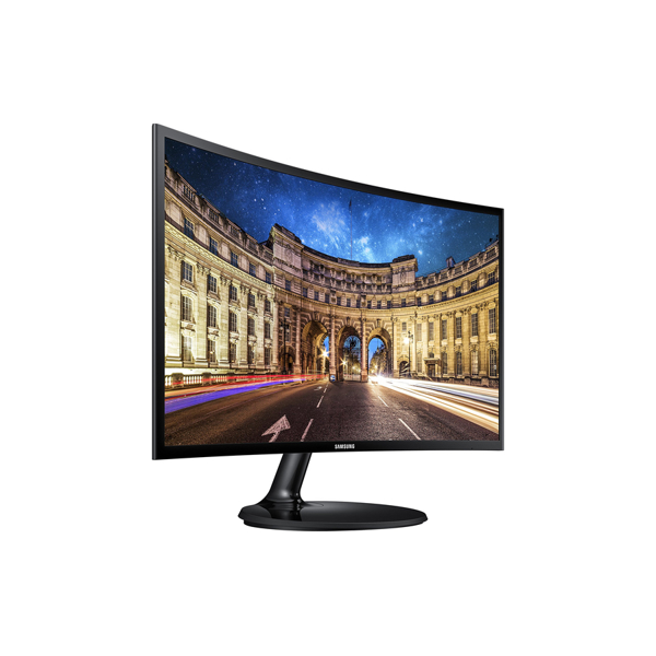 მონიტორი Samsung LC27F390FHIXCI, 27" Curved Monitor, FHD, LED, VA, HDMI, VGA, Black