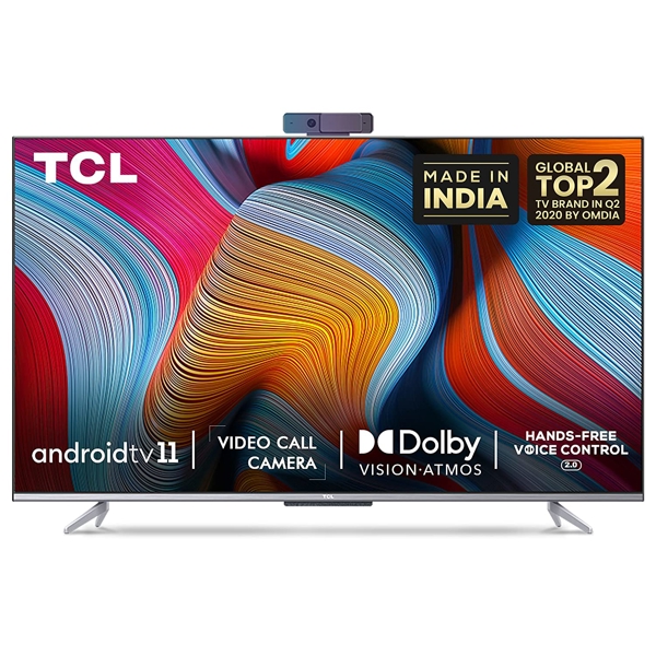 ტელევიზორი TCL 65P725/R51MGS2-RU TV 65"(165CM)  Android R Full Screen UHD, BT, WI-FI, Black