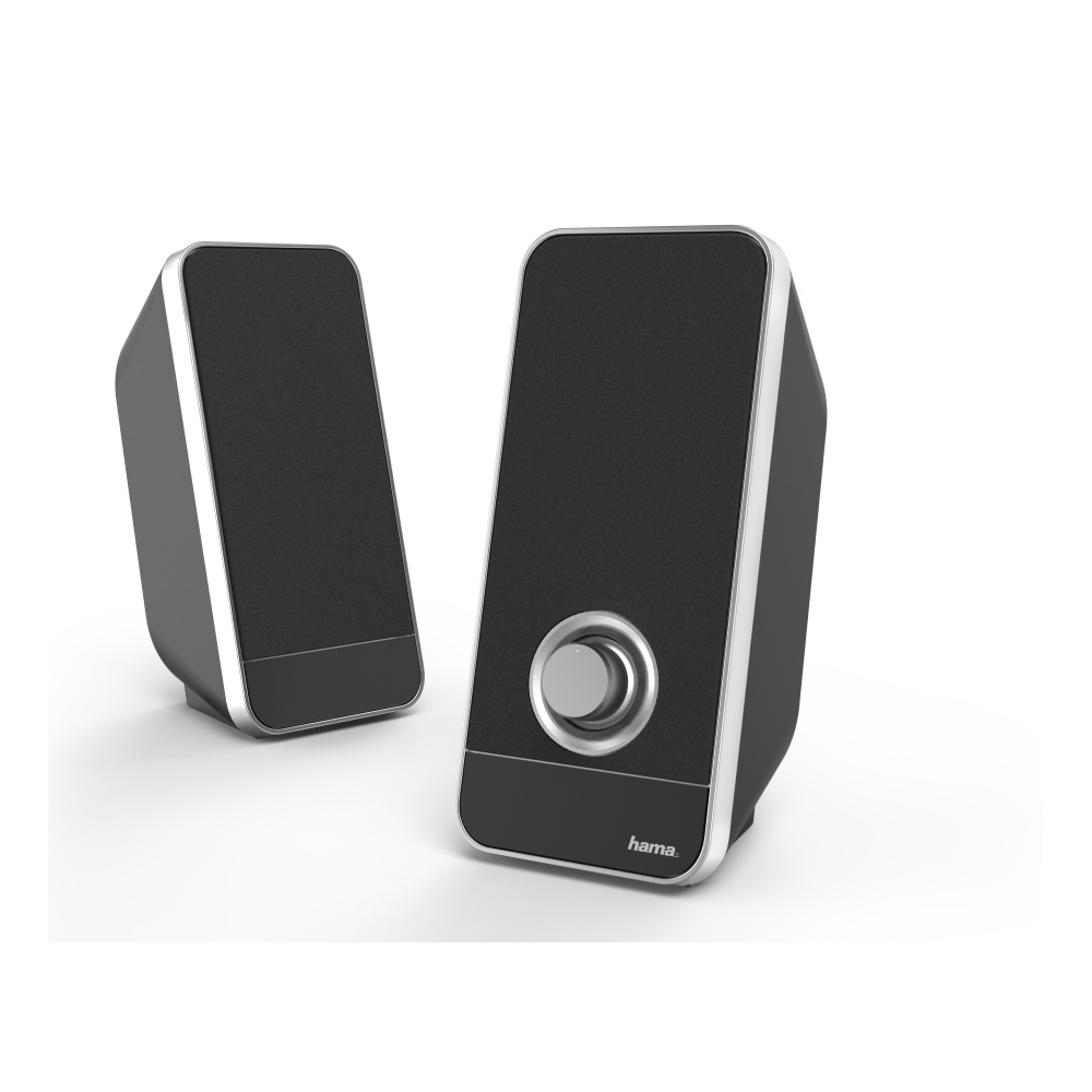 დინამიკი Hama 173133 Sonic LS-206, 6W, Wired PC Speakers, USB, 3.5mm Jack, Black