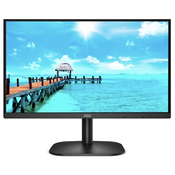 მონიტორი AOC 24B2XH/EU 23.8" FHD Monitor, IPS, HDMI, VGA, Black