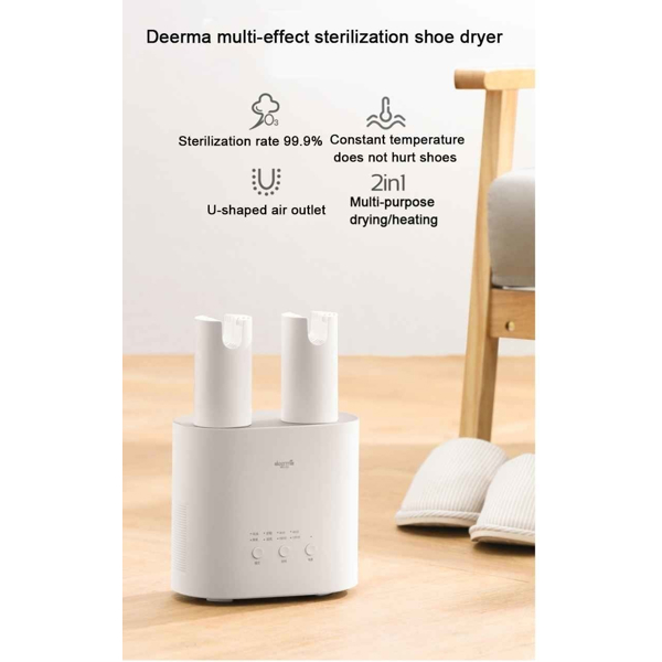 ფეხსაცმლის საშრობი Xiaomi Deerma DEM-HX10, 235W, Shoes Dryer, White