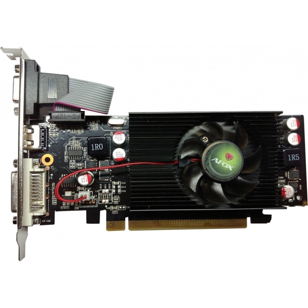 ვიდეო დაფა AFOX Videocard Geforce G210, 1GB, DDR3, 64Bit, DVI, HDMI, VGA, Single Fan