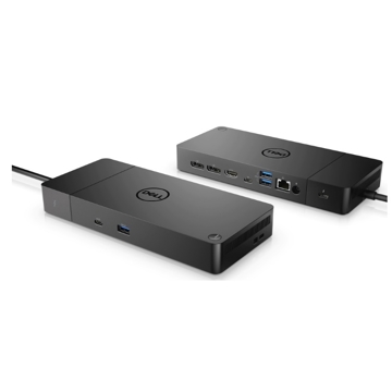 Dell WD19TBS Thunderbolt Dock, 180W, 2xDisplayPort, HDMI, USB-C, 3xUSB 3.1 Gen 1, 2xUSB-C 3.1 Gen 2, RJ-45, Thunderbolt 3, Black