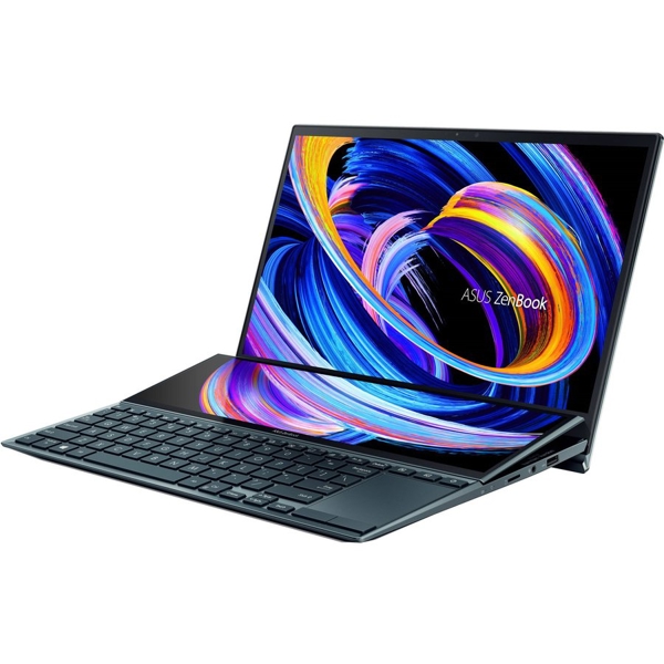 ნოუთბუქი Asus UX482EA-HY219R ZenBook PRO Duo 14" i7-1165G7, 16GB, 512GB SSD, Integrated, W10PRO, Blue