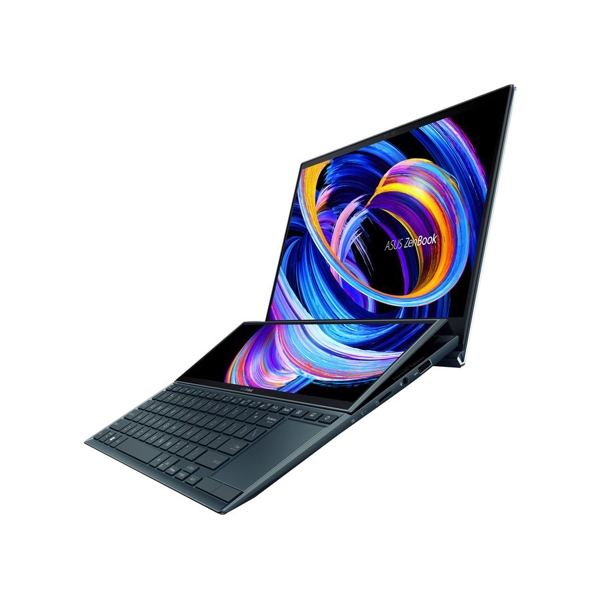 ნოუთბუქი Asus UX482EA-HY219R ZenBook PRO Duo 14" i7-1165G7, 16GB, 512GB SSD, Integrated, W10PRO, Blue