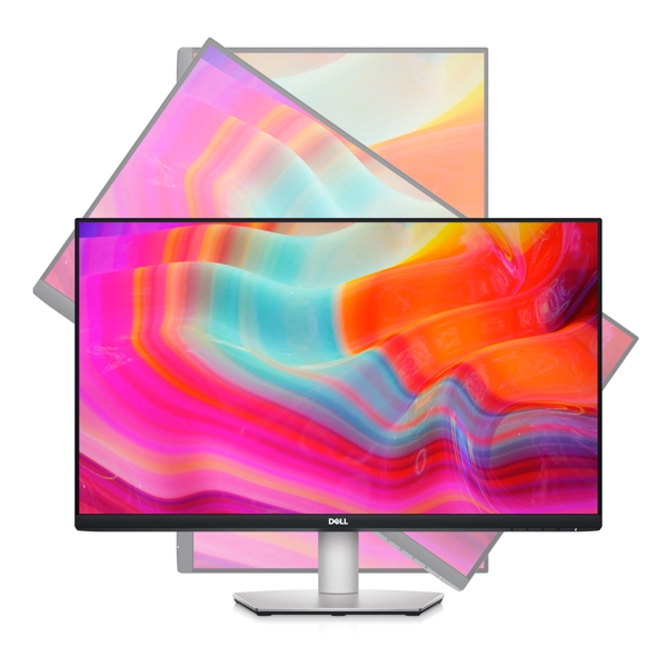 მონიტორი Dell S2422HZ, 24", FHD, IPS, HDMI, DP, USB-C, AMD FreeSync, Video Conferencing Monitor, Silver