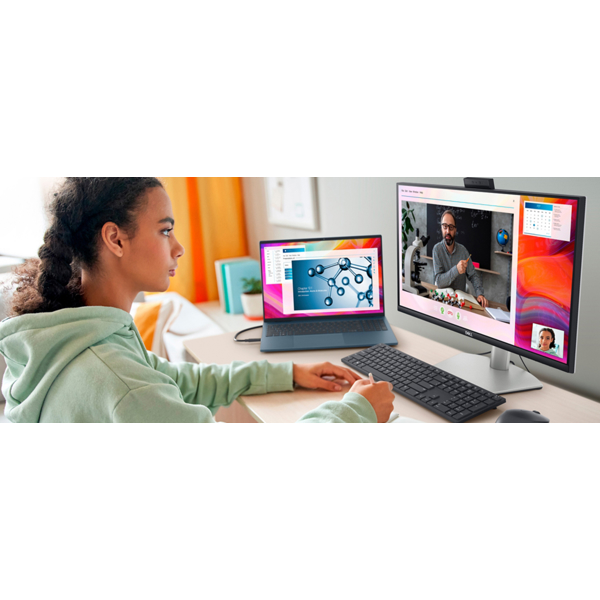 მონიტორი Dell S2422HZ, 24", FHD, IPS, HDMI, DP, USB-C, AMD FreeSync, Video Conferencing Monitor, Silver