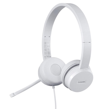 ყურსასმენი Lenovo GXD1B67867 110 Stereo USB Headset White