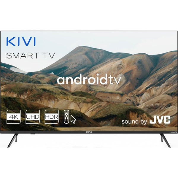 ტელევიზორი KIVI 43U740LB 43" 4K UHD LED Smart TV,  Dolby Digital, HDR, WiFi, BT, Black