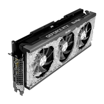 ვიდეო დაფა Palit RTX 3080 GameRock V1, 10GB, GDDR6X, 320bit, 3xDP, HDMI, ARGB 