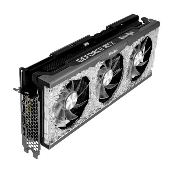 ვიდეო დაფა Palit RTX 3080 GameRock V1, 10GB, GDDR6X, 320bit, 3xDP, HDMI, ARGB 